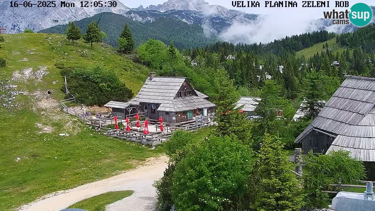 Zeleni Rob – Webcam live | Velika Planina
