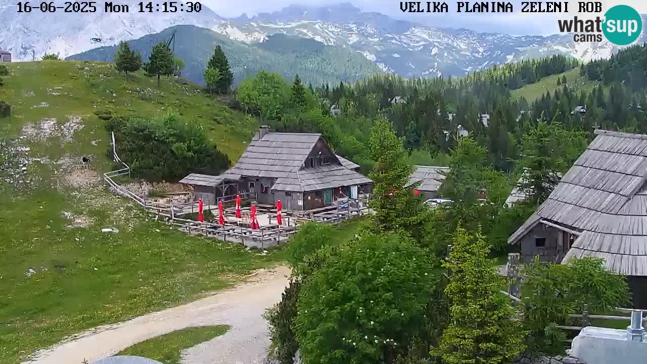 Cámara web en tiempo real Velika Planina