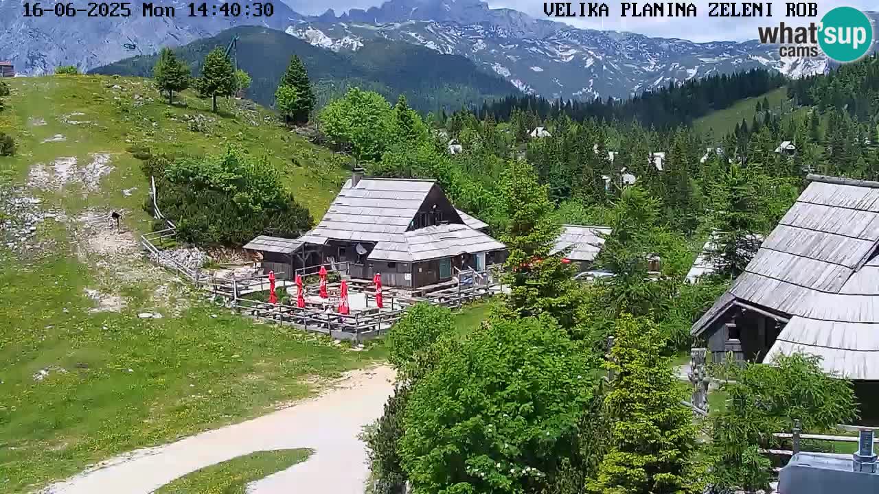 Zeleni Rob – Webcam live | Velika Planina