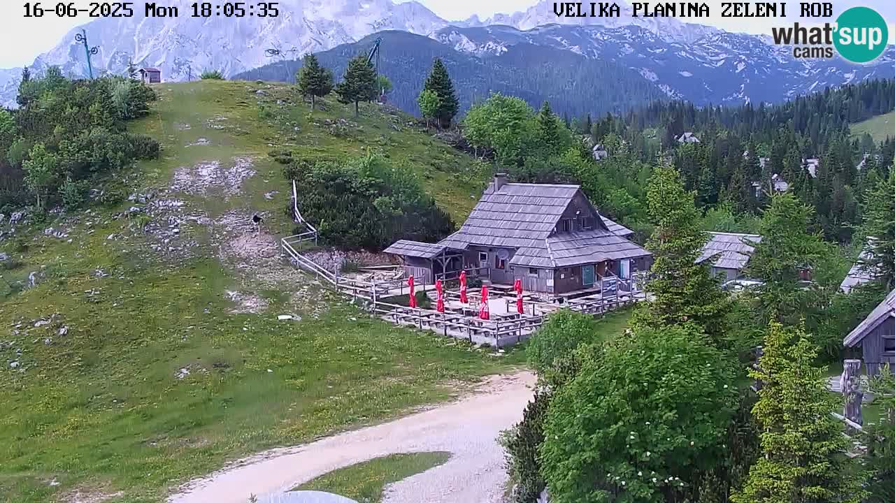 Zeleni Rob | Webcam live Velika Planina