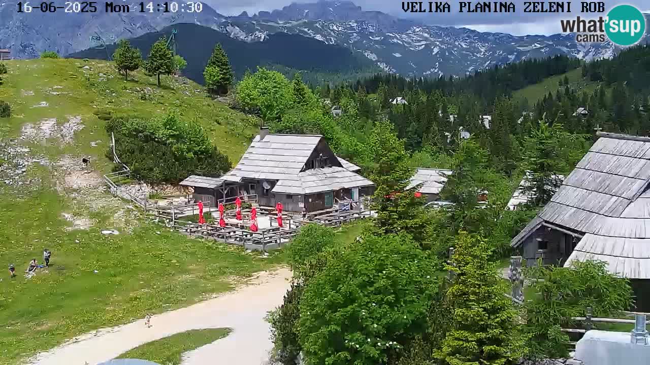 Zeleni Rob | Webcam live Velika Planina