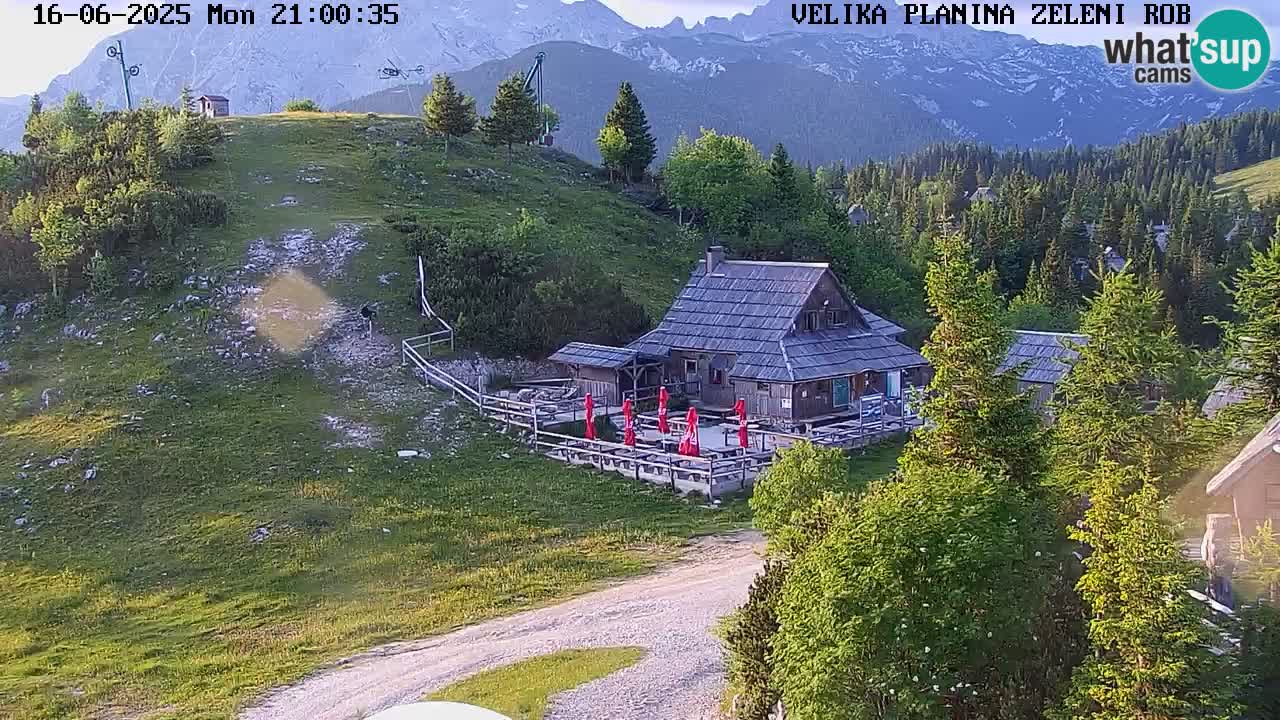 Cámara web en tiempo real Velika Planina