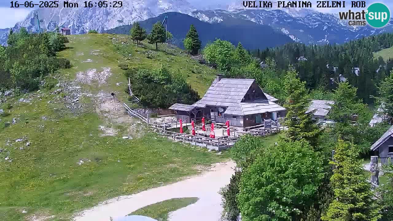 Zeleni Rob – Webcam live | Velika Planina