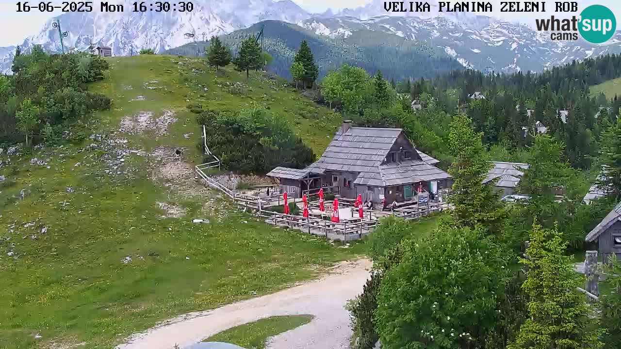 Zeleni Rob – Webcam live | Velika Planina