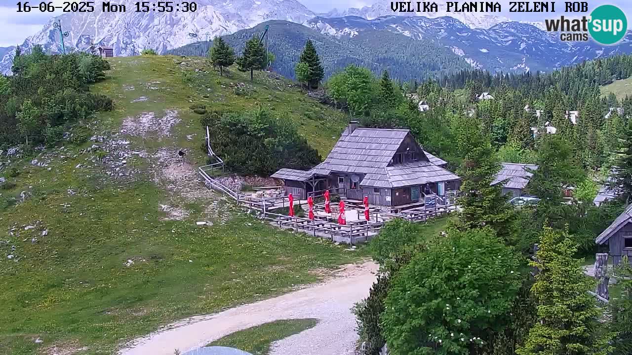 Zeleni Rob | Web kamera Velika Planina