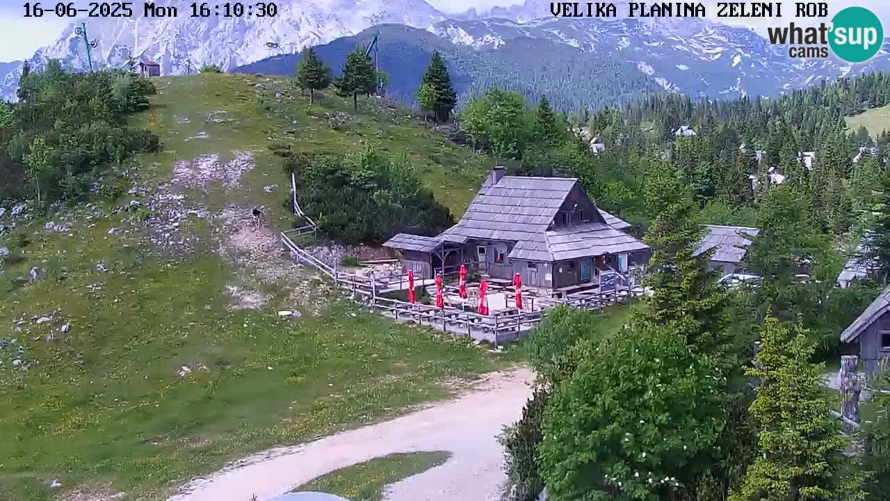 Zeleni Rob | Webcam live Velika Planina