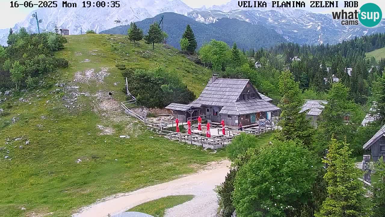 Zeleni Rob – Webcam live | Velika Planina