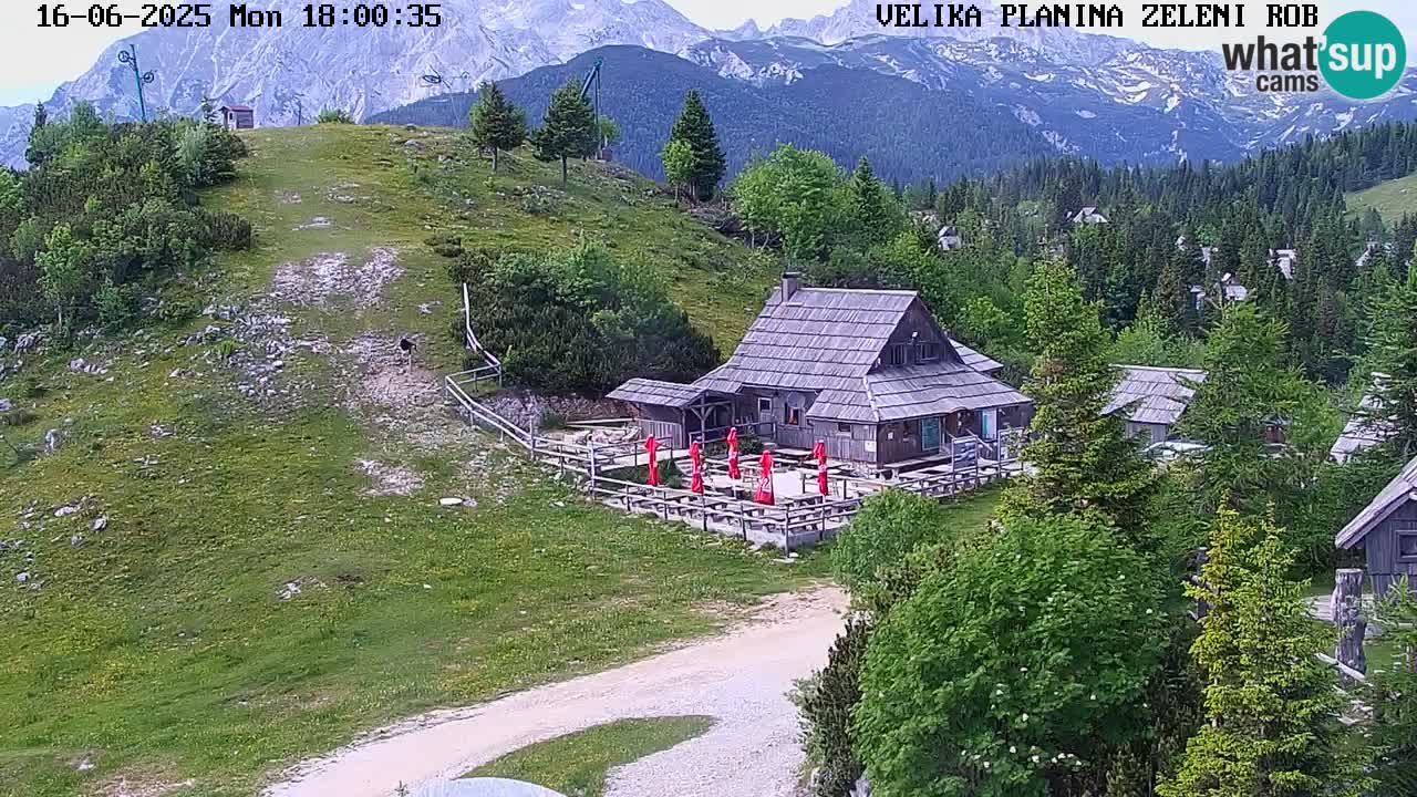 Zeleni Rob – Webcam live | Velika Planina