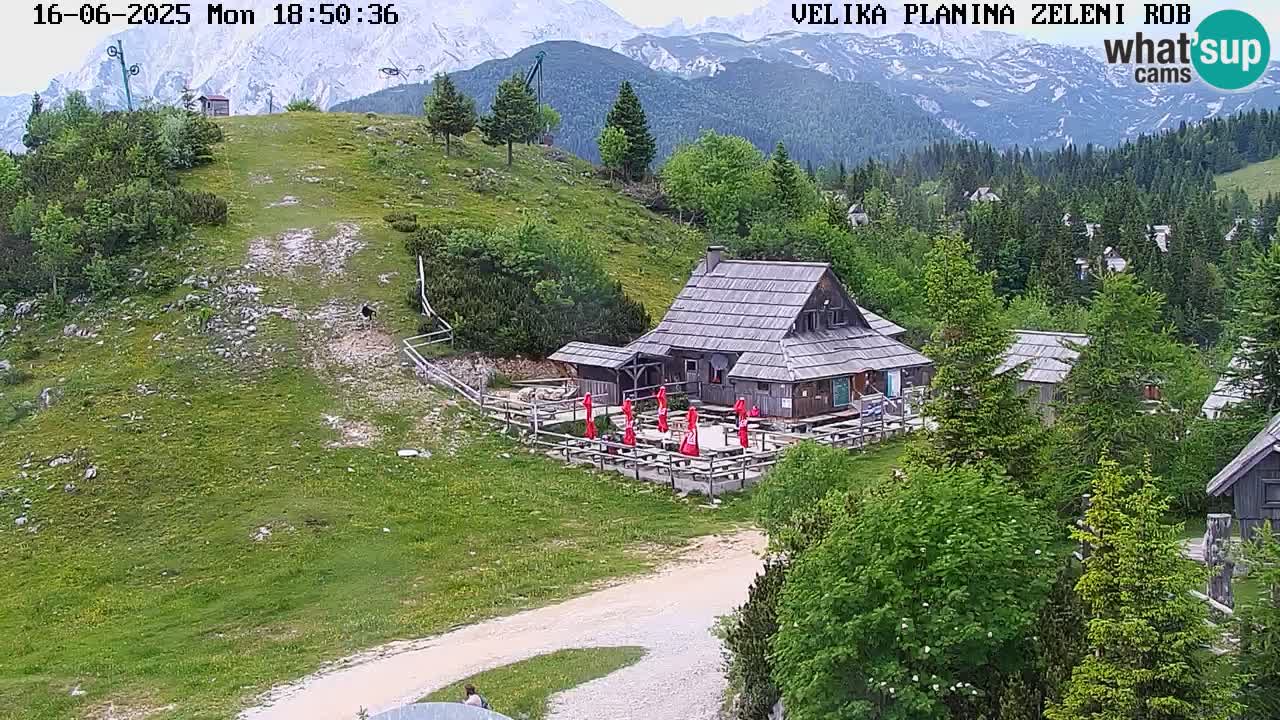 Zeleni Rob – Webcam live | Velika Planina