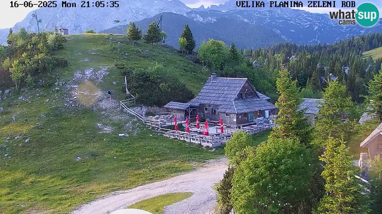 Zeleni Rob – Webcam live | Velika Planina