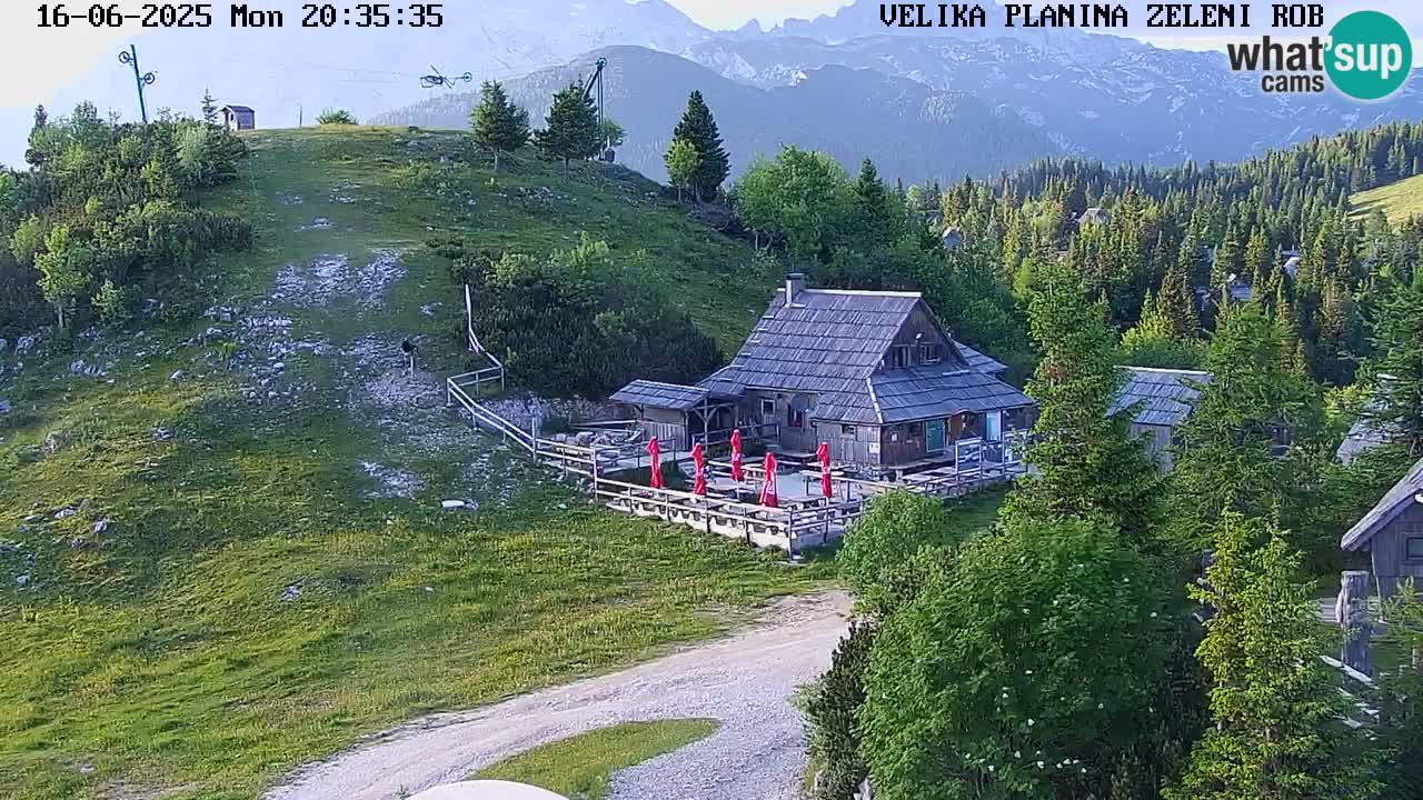 Zeleni Rob | Webcam live Velika Planina