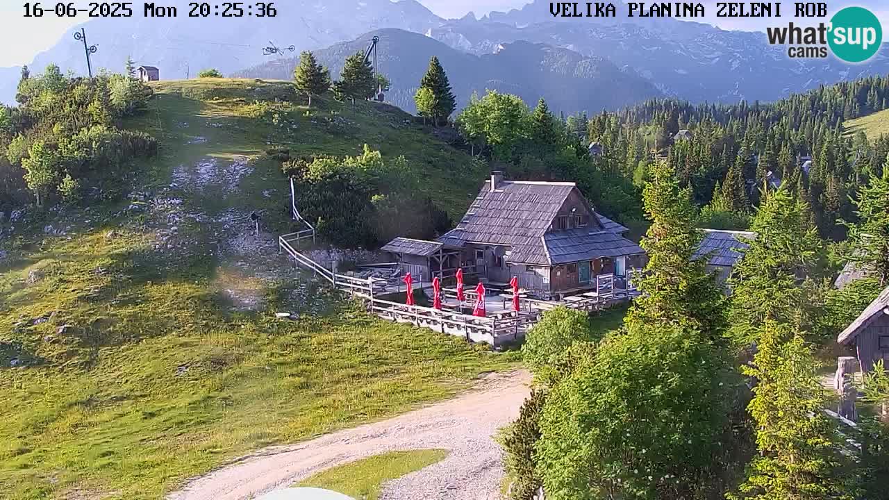 Zeleni Rob – Webcam live | Velika Planina