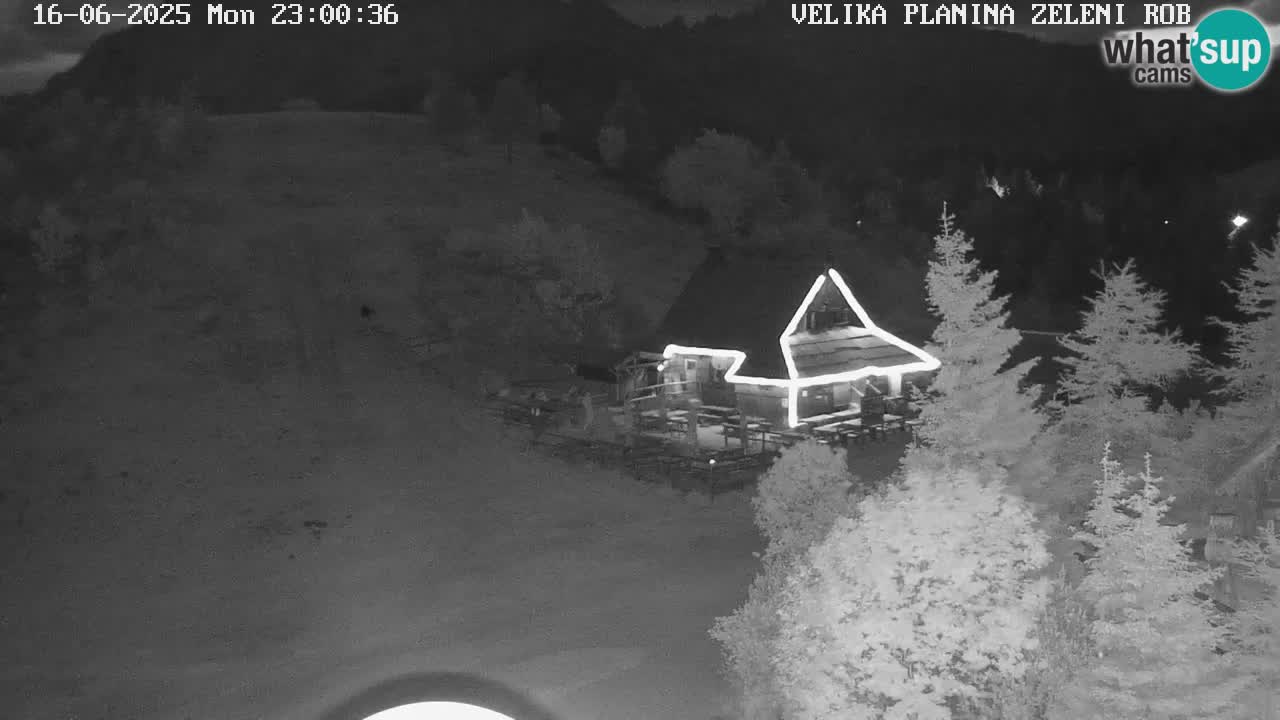 Zeleni Rob | Webcam en vivo Velika Planina