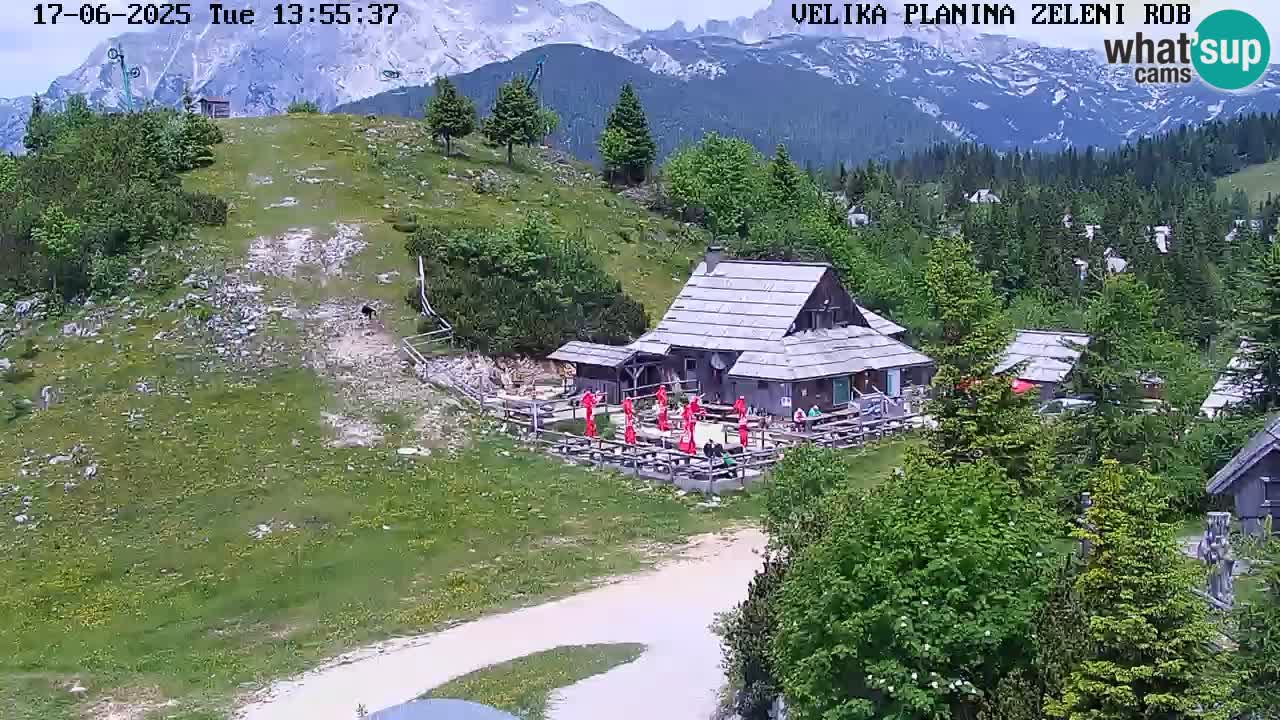 Zeleni Rob – Webcam live | Velika Planina