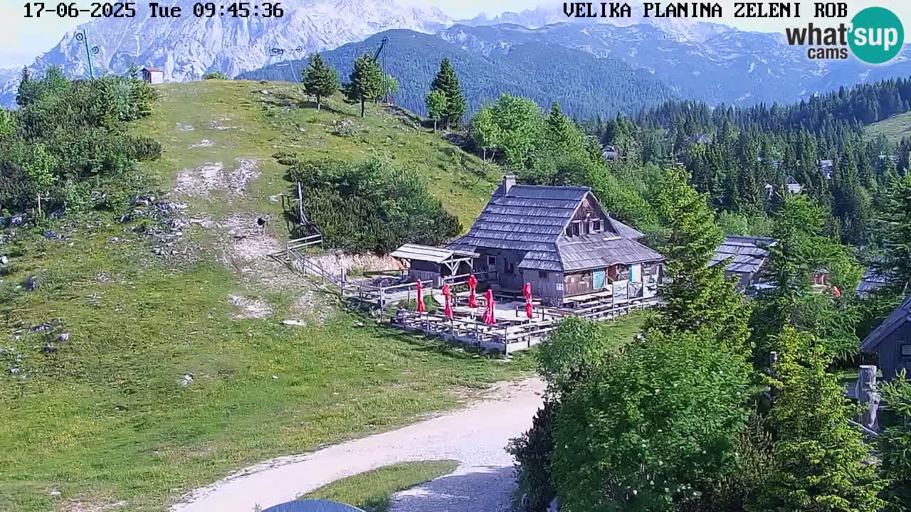 Zeleni Rob | Webcam live Velika Planina