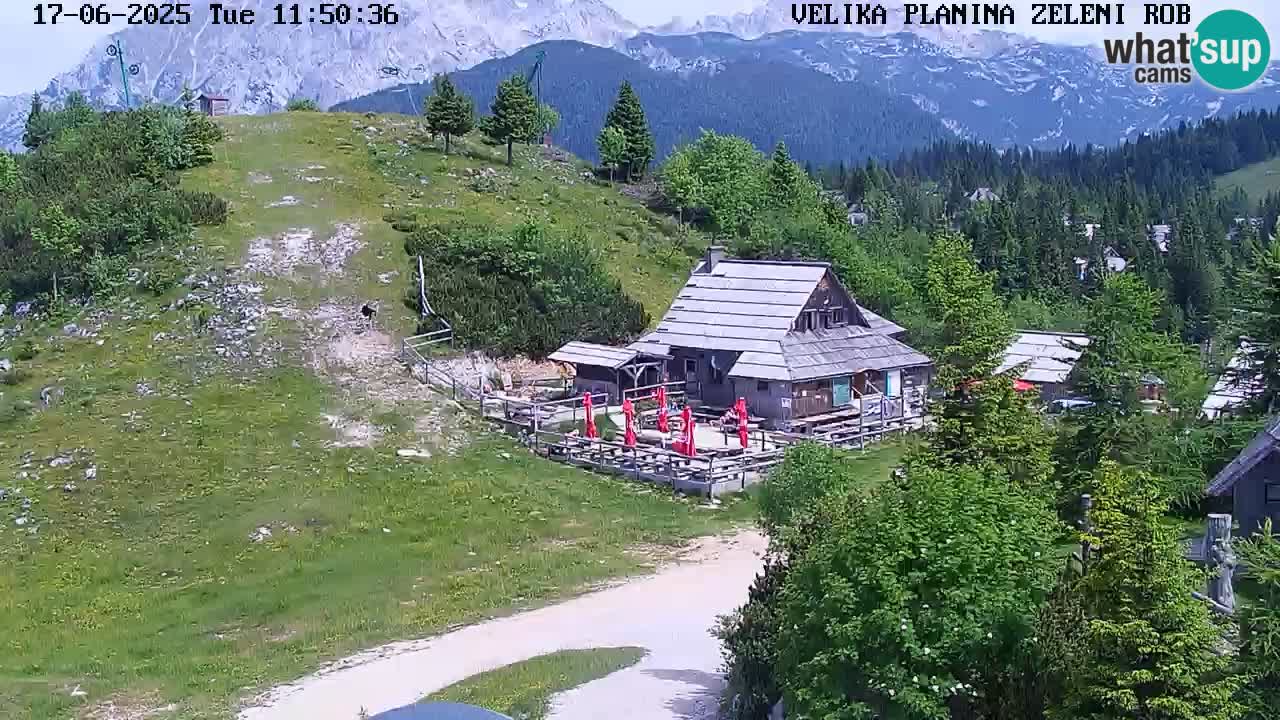Cámara web en tiempo real Velika Planina