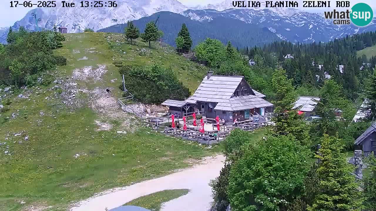 Cámara web en tiempo real Velika Planina