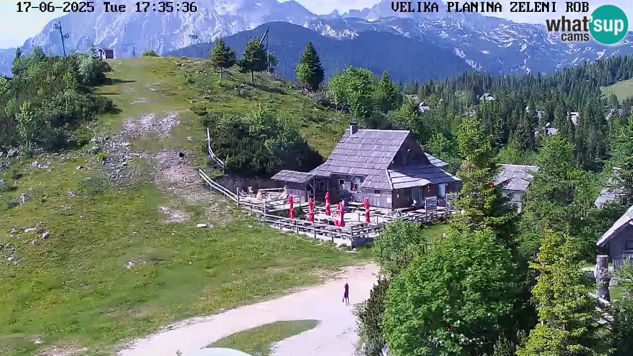 Zeleni Rob – Webcam live | Velika Planina