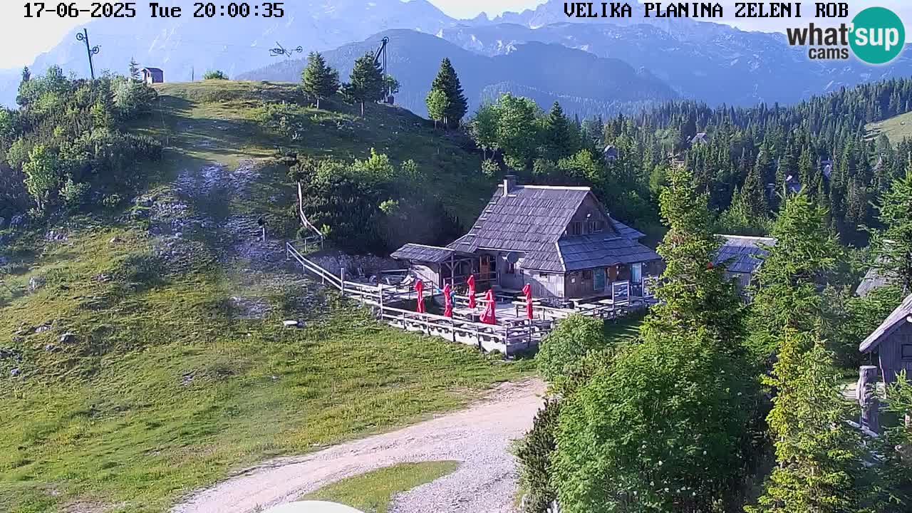 Cámara web en tiempo real Velika Planina