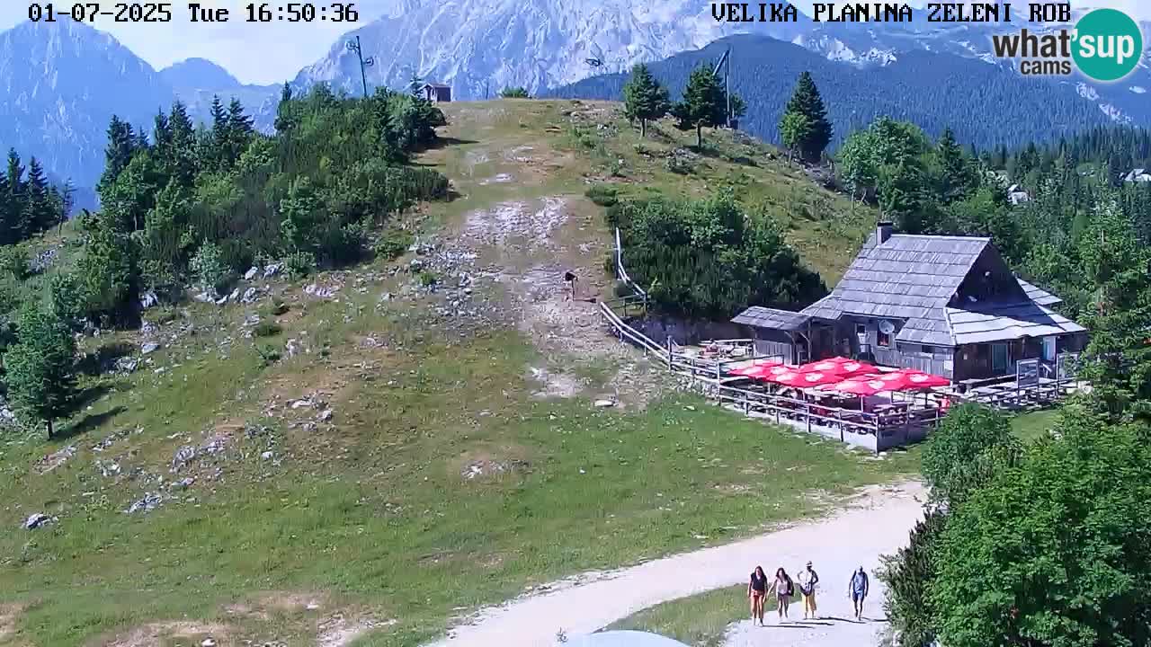 Zeleni Rob | Webcam live Velika Planina