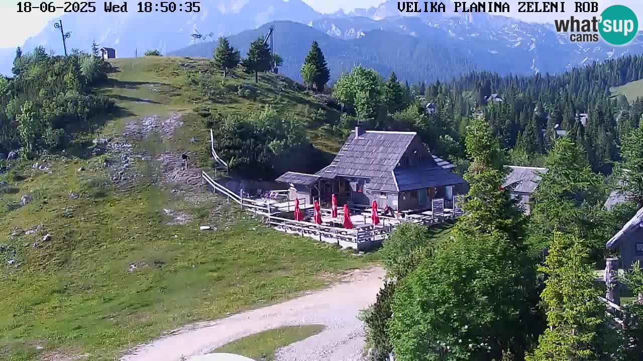 Zeleni Rob – Webcam live | Velika Planina