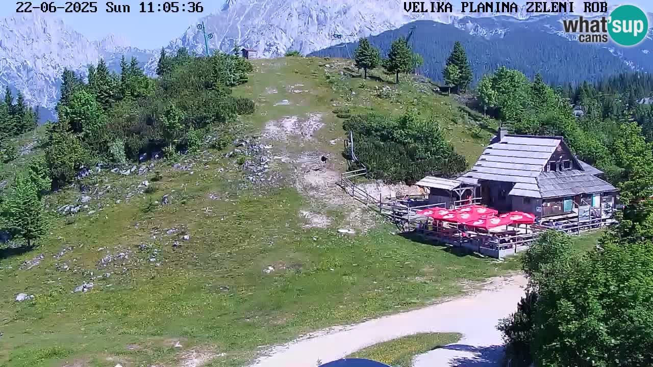 Zeleni Rob – Webcam live | Velika Planina