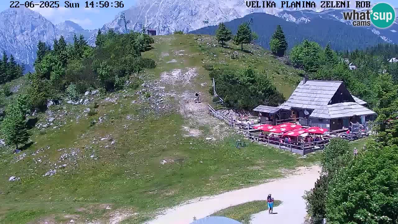 Zeleni Rob – Webcam live | Velika Planina
