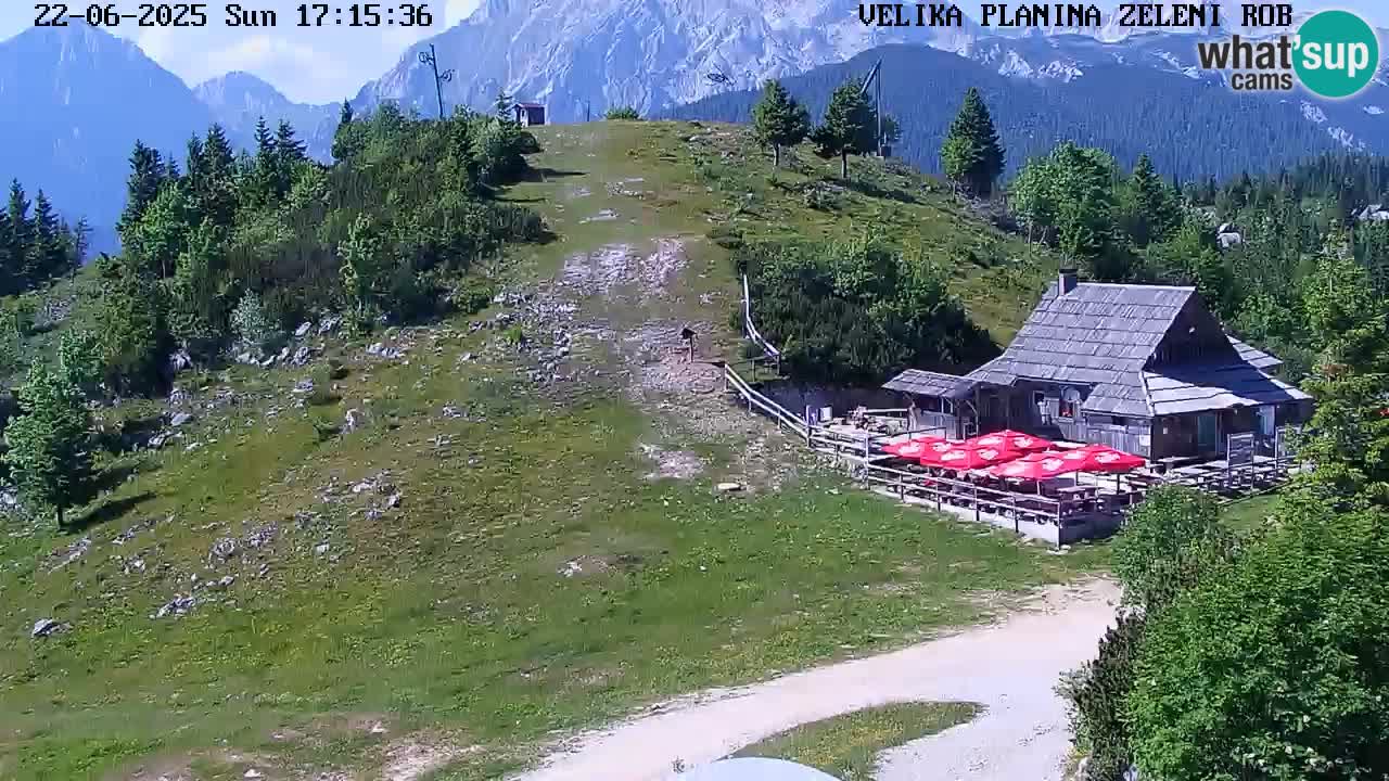 Zeleni Rob – Webcam live | Velika Planina