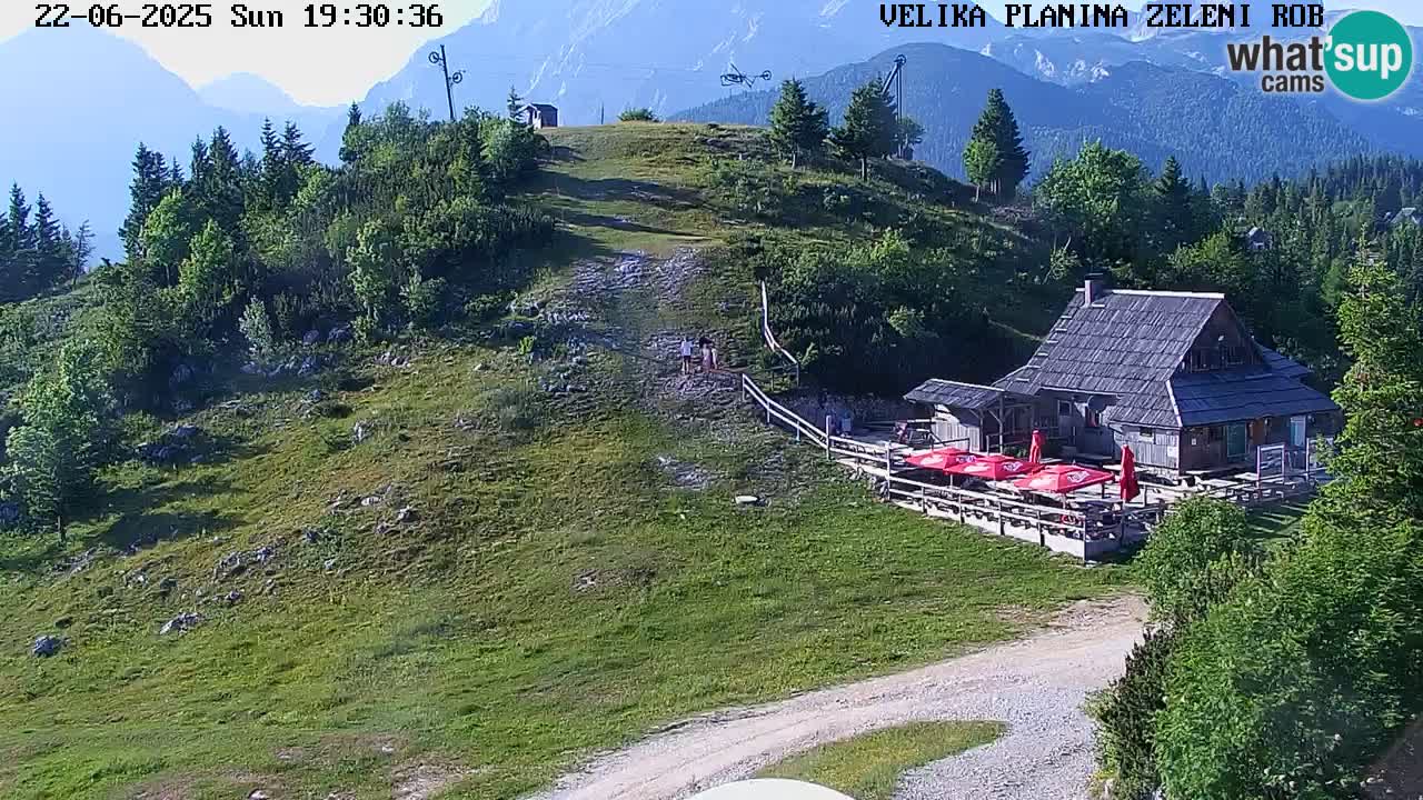 Zeleni Rob – Webcam live | Velika Planina
