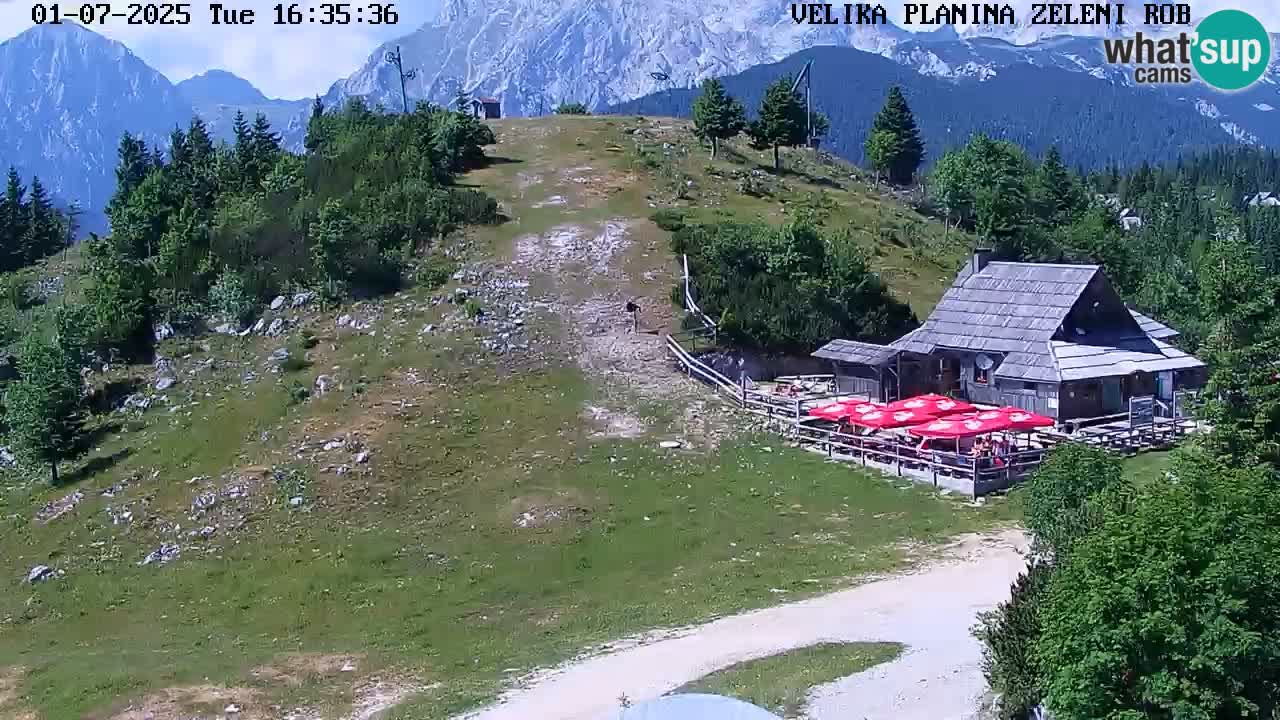 Cámara web en tiempo real Velika Planina