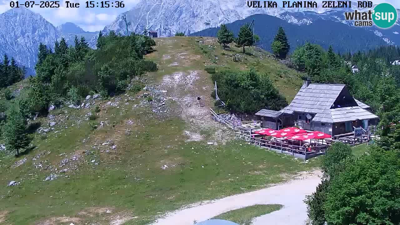 Zeleni Rob | Web kamera Velika Planina