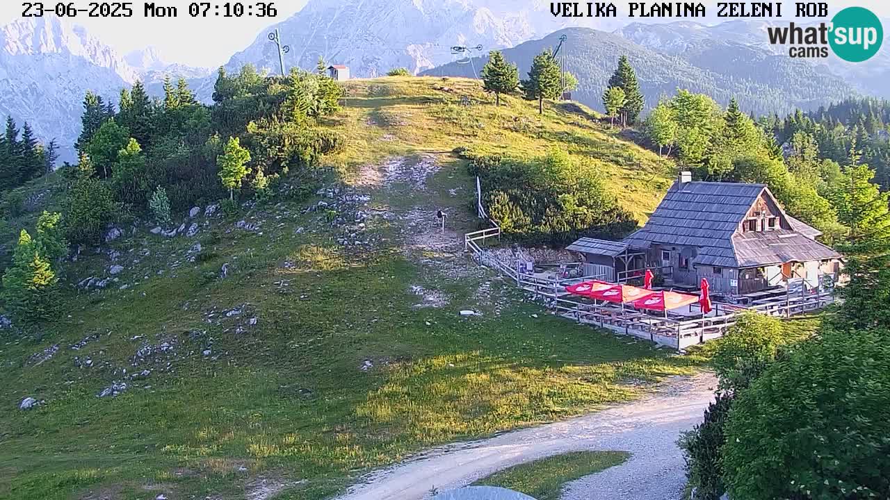 Zeleni Rob – Webcam live | Velika Planina