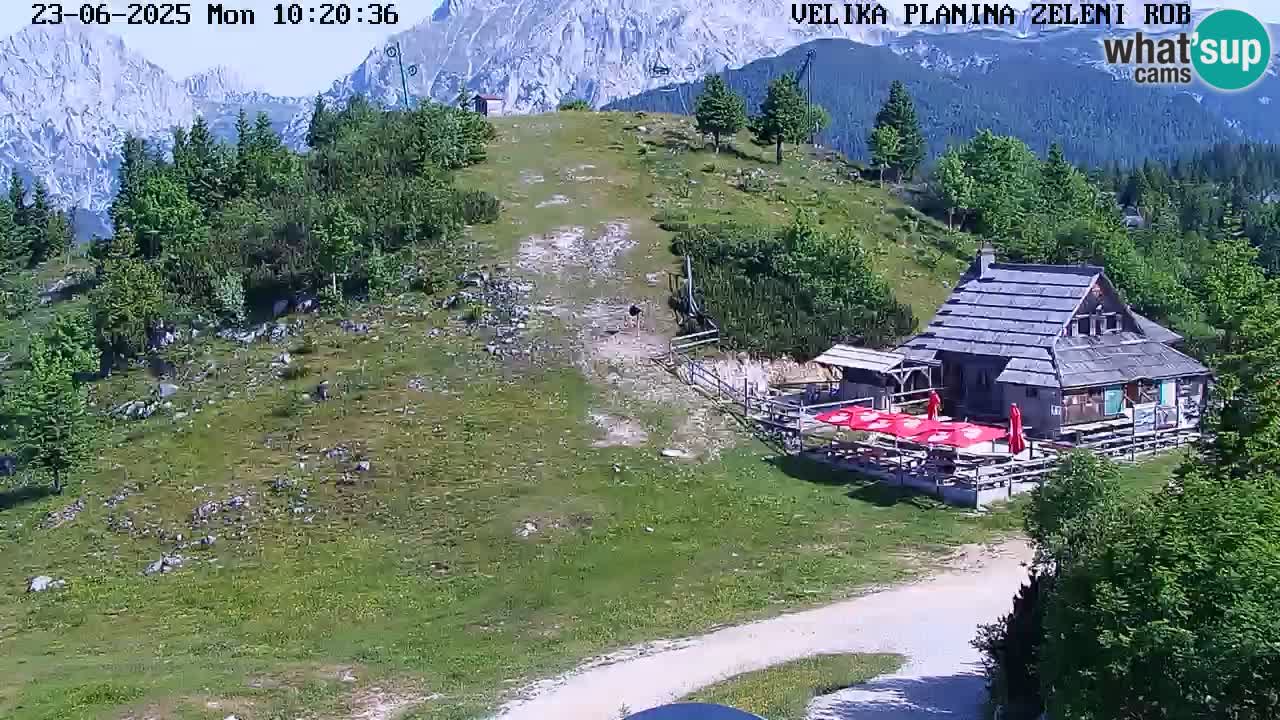 Zeleni Rob – Webcam live | Velika Planina