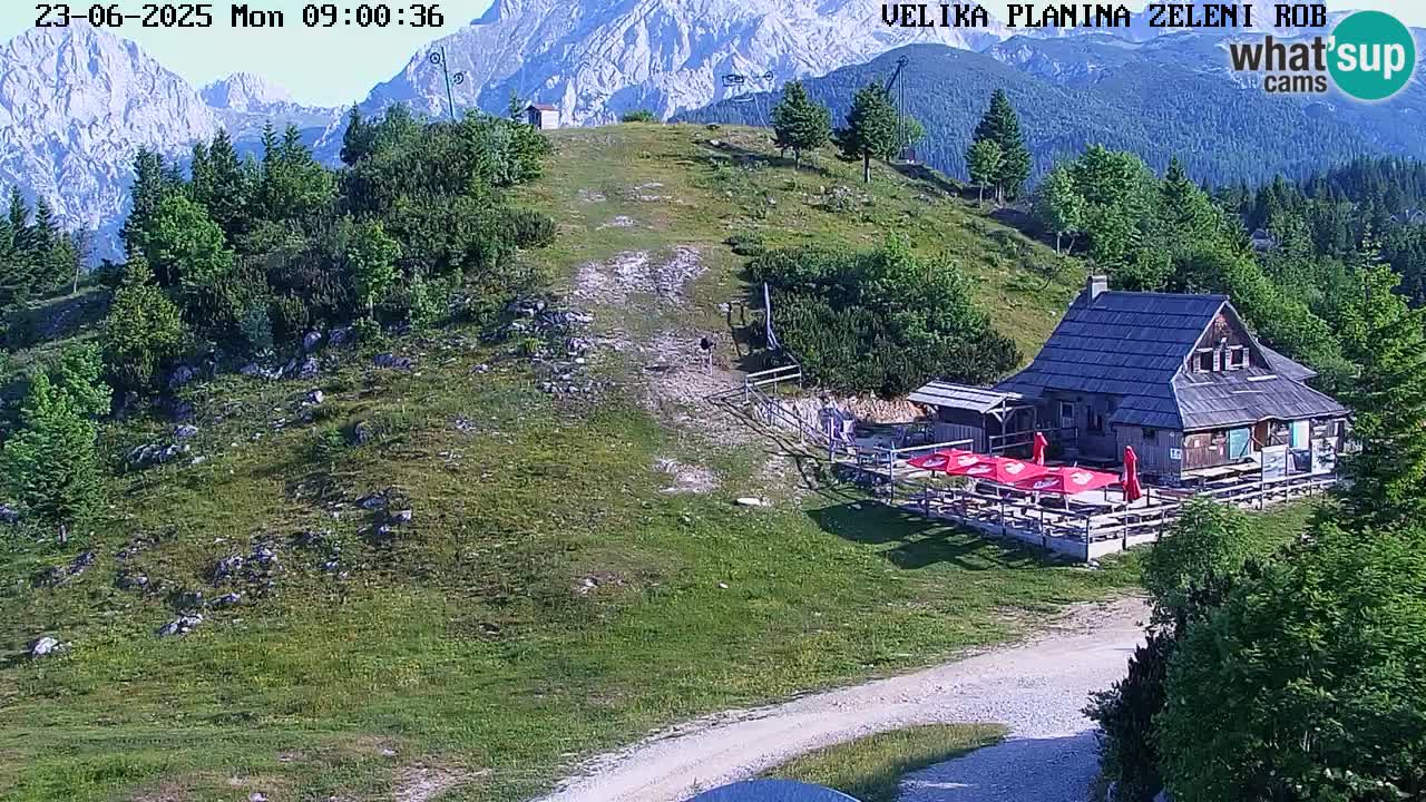 Zeleni Rob – Webcam live | Velika Planina