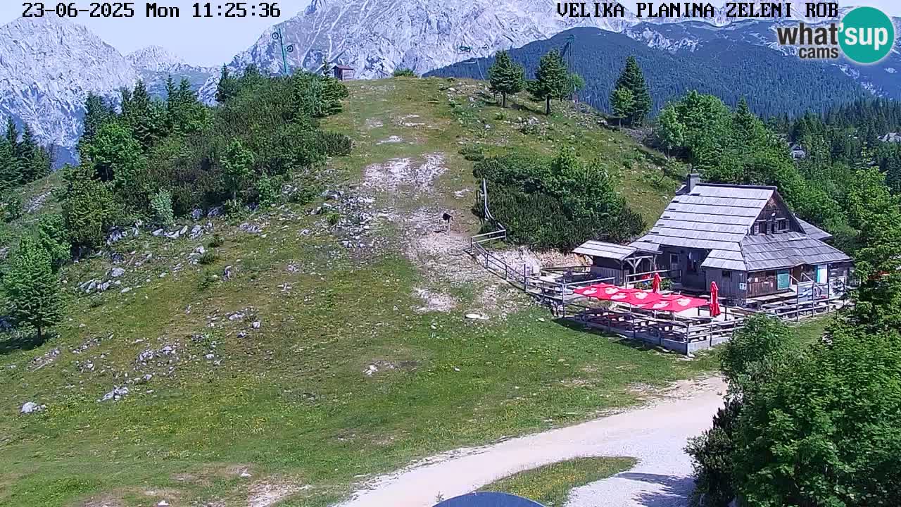Zeleni Rob – Webcam live | Velika Planina
