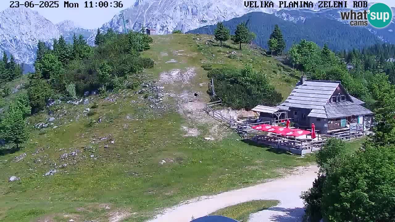Zeleni Rob – Webcam live | Velika Planina