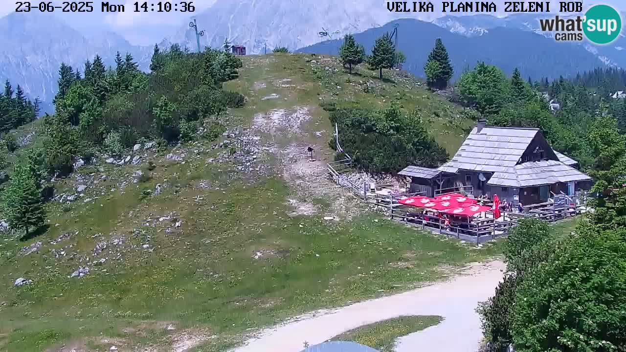 Zeleni Rob – Webcam live | Velika Planina