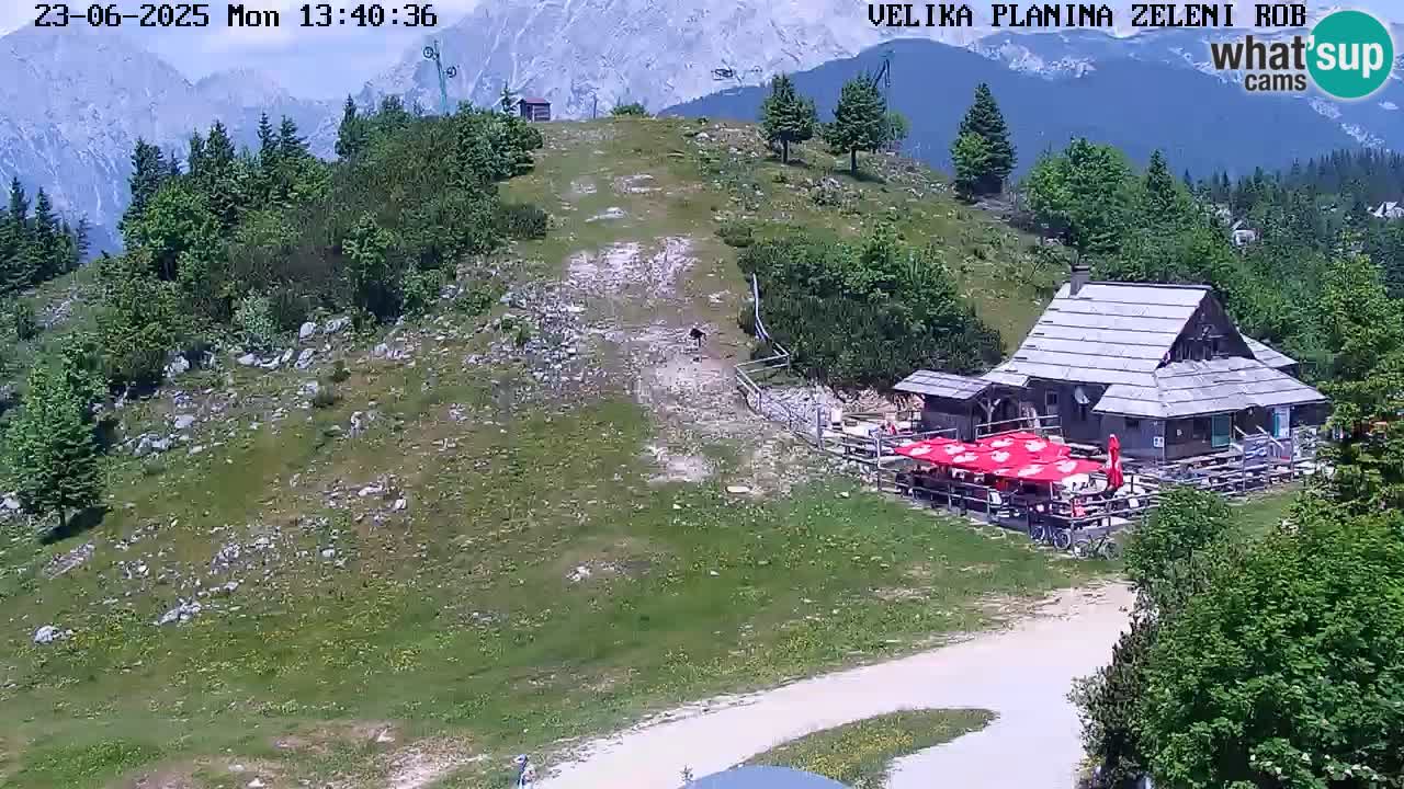Zeleni Rob – Webcam live | Velika Planina