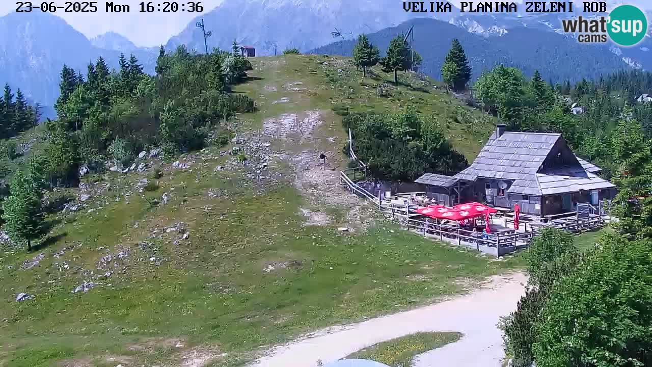 Zeleni Rob – Webcam live | Velika Planina