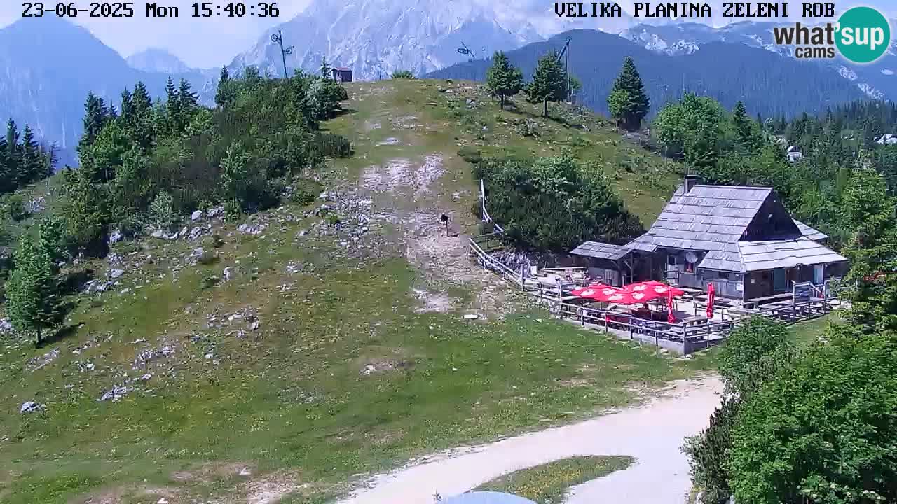 Zeleni Rob – Webcam live | Velika Planina