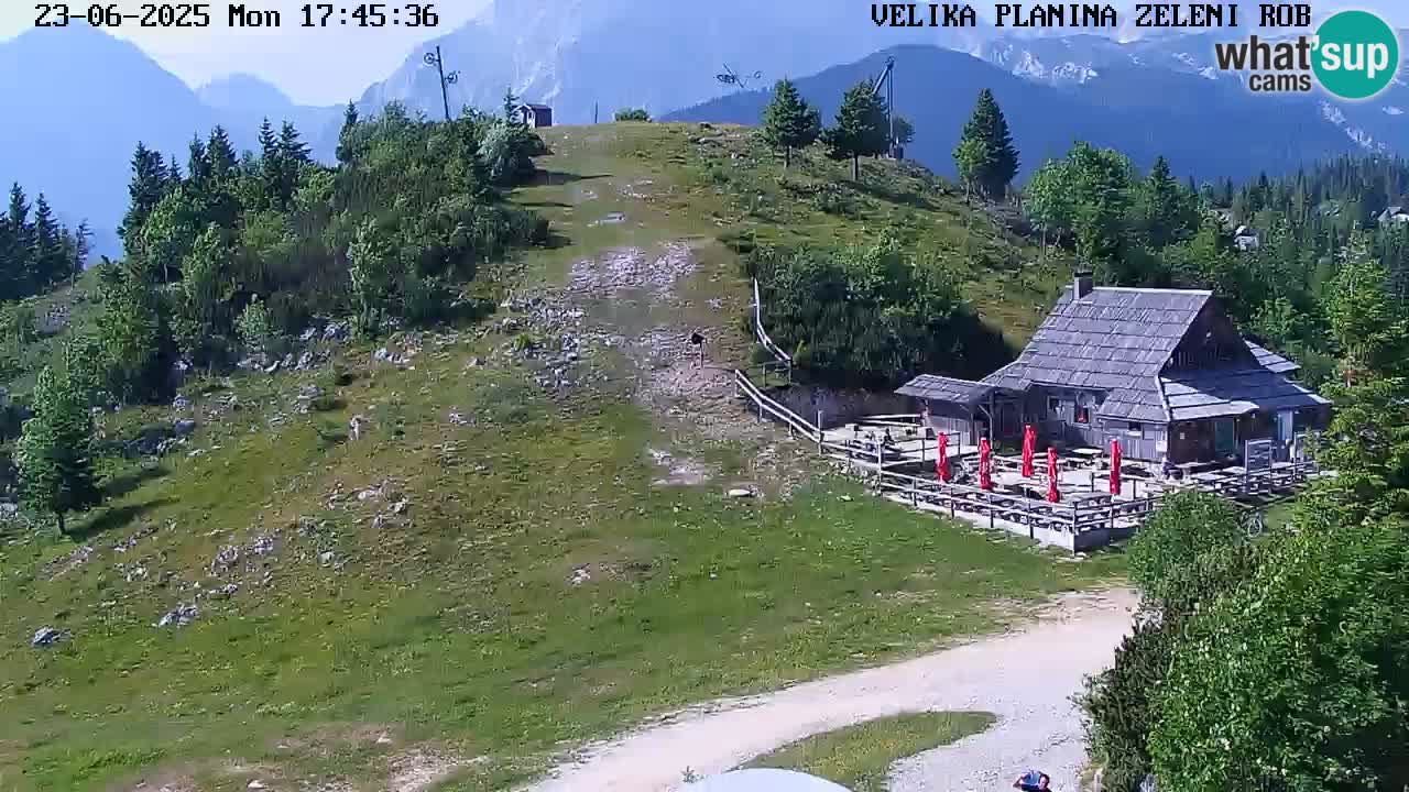 Zeleni Rob – Webcam live | Velika Planina