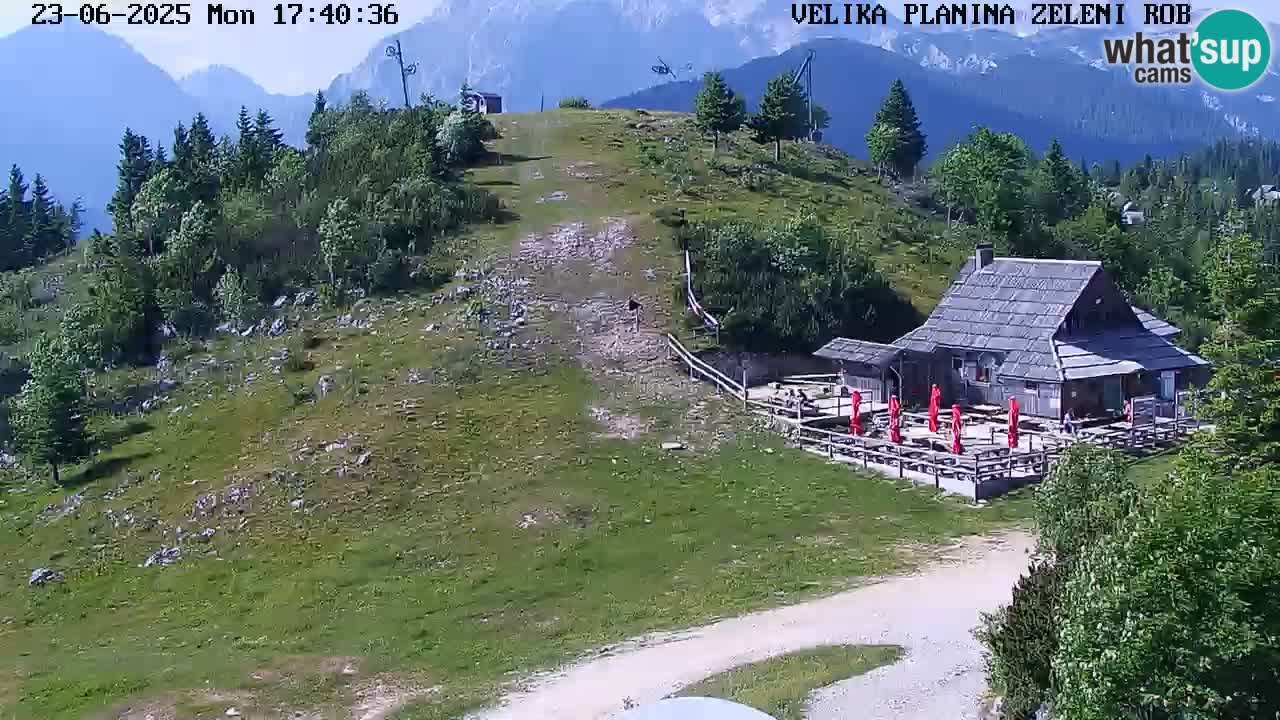 Zeleni Rob | Webcam live Velika Planina