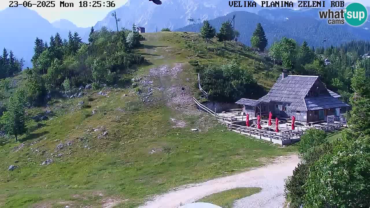 Zeleni Rob – Webcam live | Velika Planina