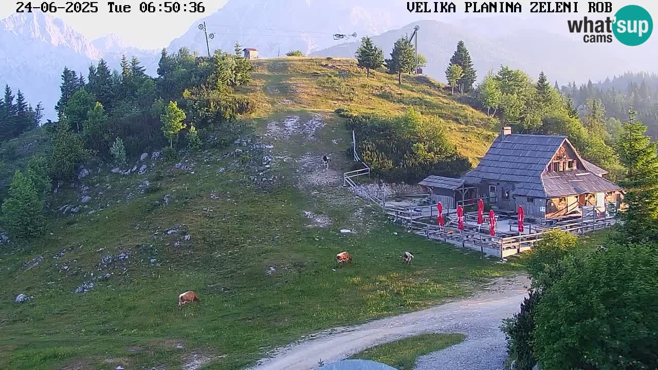 Zeleni Rob – Webcam live | Velika Planina
