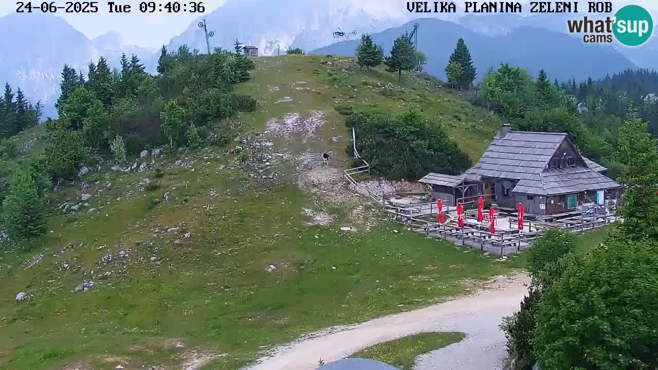 Zeleni Rob – Webcam live | Velika Planina