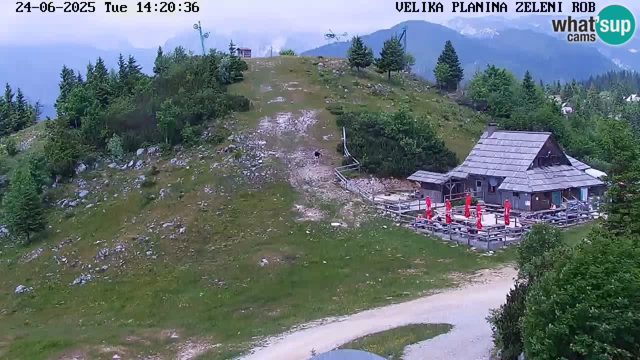 Zeleni Rob – Webcam live | Velika Planina