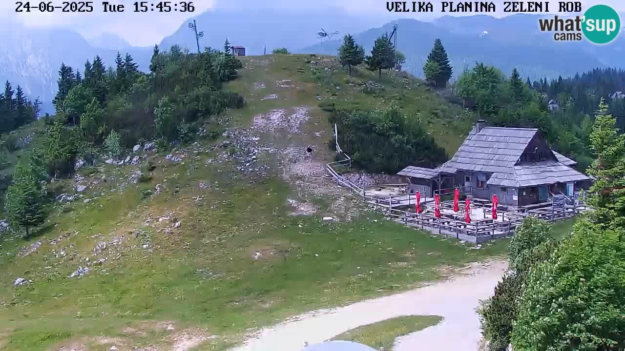 Zeleni Rob – Webcam live | Velika Planina