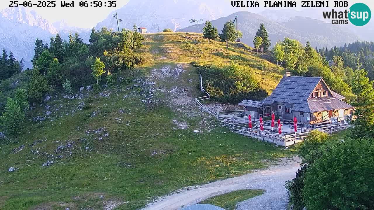 Zeleni Rob – Webcam live | Velika Planina