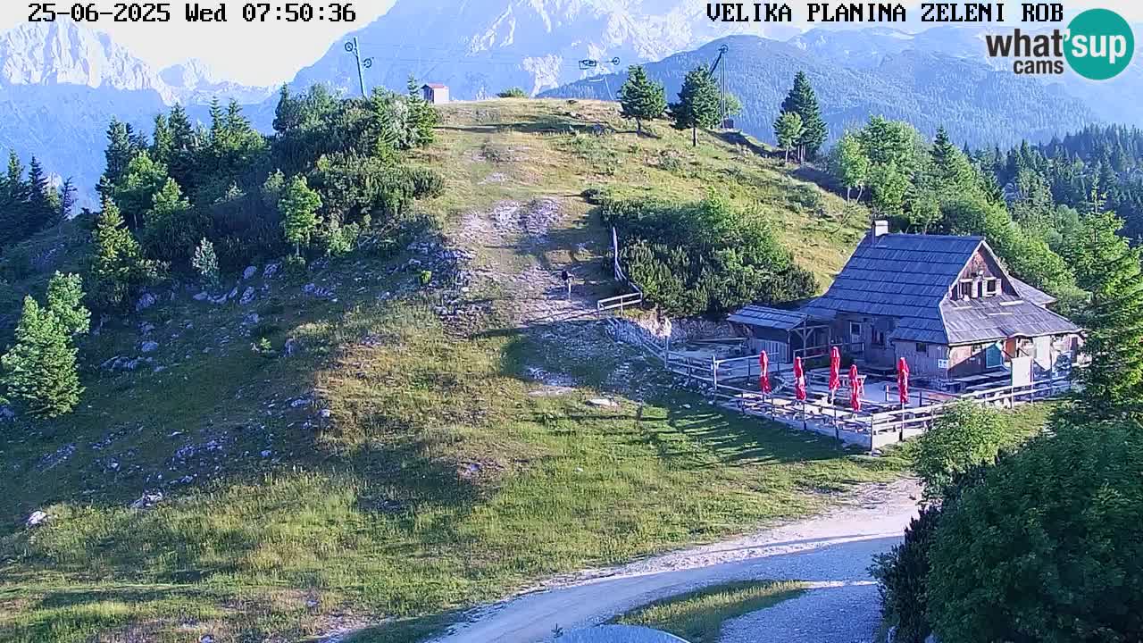 Zeleni Rob – Webcam live | Velika Planina
