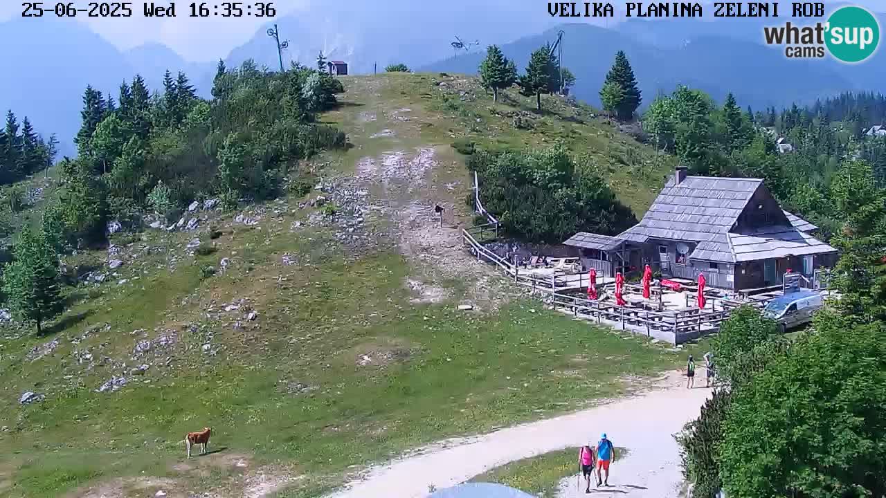 Zeleni Rob | Webcam live Velika Planina